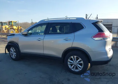 2015 Nissan Rogue Sv from USA, damaged, VIN KNMAT2MV6FP548775